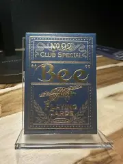 SEALED - Bee 92 Golden Club Special Blue Playing Cards 2013