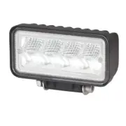Quality Vehicle Floodlight 5" 12W LED 1,136 Lumen IP68 Rectangular UV Shielded