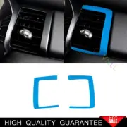 Fit For Mini Cooper F55 F56 F57 Blue Suede Central Console Air Outlet Vent Trim (for: Mini)