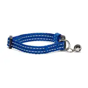 All Day Core Reflective Breakway Cat Collar Blue 20-30cm