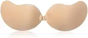 [POMAMZ] Adhesive Bras Silicone Sticky Bra Strapless Backless Bras,Push Up Stick on Bra Invisible Bra Nipple Covers for Women
