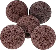 GANAZONO 5pcs Pond Volcanic Rock Lava Rock Plants Pebbles Indoor Decorative Stones Planter Filler Material Garden Drainage Aeration Kits