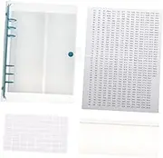 OFFIGAM 1 Set Rhinestone Collection Book with Labels Lightweight Diamond Storage Bag for Easy Organization Durable and Material for Crafting and Personal Use