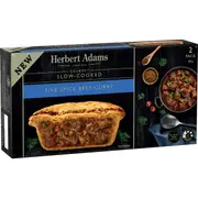 Herbert Adams Five Spice Beef Curry Pie 2 pack