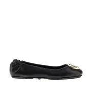 [TORY BURCH] TORY BURCH 'Minnie' nappa leather ballet flats Woman 6 6 Black