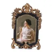 Vintage Picture Frame 4x6, Luxury Ornate Antique Photo Frame for Vertical 4 by