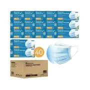 Jointown Disposable Face Masks, ASTM Level 2 Surgical Mask with 3 Ply Protect...