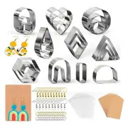 Clay Cutters DIY Earring Accessories for Jewelry Making Cake Baking
