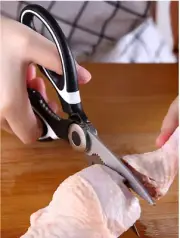 1pc Multifunctional Scissor Kitchen Scissor Fish And Broiler Bone Scissors Kit