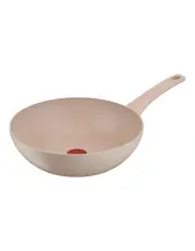 [Tefal] Delight Mineralia Induction Non-Stick Wok 28cm in Beige