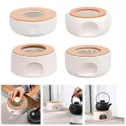 Ceramic Teapot Warmer, Teapot Warmer with Rubber for Glass Teapots,