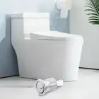 Toilet Upgrade For Skipper 45 Dual Flush Button in Sleek Chrome Design