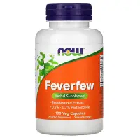 在飛比找iHerb優惠-[iHerb] NOW Foods 小白菊素食膠囊，100 