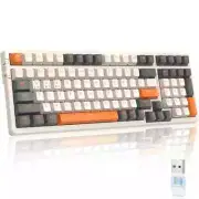 Wireless Mechanical Keyboard Dual ModeHot Swappable Switches Pad ,for Smartphone