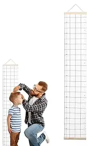 Wall Measurement for Height Kids | Canvas Height Measurement for Kids - Hangable Waterproof Measuring Tool Removable for Boys, Girls, Baby, Toddler