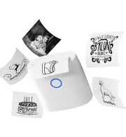 Mini Printer, 2 Inch Bluetooth Pocket Printer Compatible with Android & iOS,...