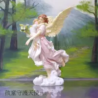 在飛比找蝦皮商城精選優惠-孩童守護天使(彩色版) ＊雕塑 雕像 擺飾＊