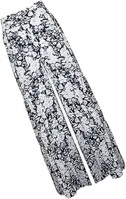 [JEWEDECO] Bell Bottom Flared Pants High Waist Leggings for Women for Yoga and Sports