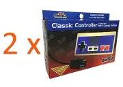 2 x OLD SKOOL CLASSIC CONTROLLER FOR NES CLASSIC EDITION MINI SYSTEM