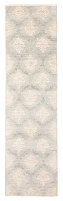 Vintage Hand-knotted Runner Rug 2'7" x 9'9" Traditional Wool Carpet
