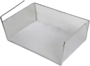YBM Home Storage Bin, Under Shelf Basket, Silver Large 6"Hx15"Wx10"L 1131