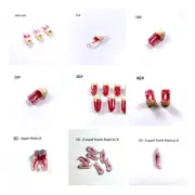 1~100Pcs Dental Blocks Files Practice Cuspid Pulp Root Canal Teeth Replicas