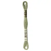 DMC 6-Strand Embroidery Cotton 8.7yd Green Grey