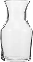 IMIKEYA Small Transparent Glass Carafe Mini Wine Decanter for Personal Use Easy Pouring Cleaning for Wine Rice and Elegant Design for Festive Occasions