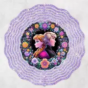 Frozen 10" Wind Spinner Purple