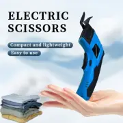 USB-Rechargeable Handheld Electric Cutting Scissors Fabric Carpet Faux Leather