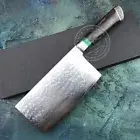 Japanese VG10 Damascus Cleaver Vegetable Meat Choping Kitchen Knife Traditional