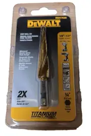 DeWalt DWA1783IR 1/8" - 1/2" Impact Ready Step Drill Bit NEW