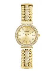 GUESS Gold Beaded Glitz Gala Watch