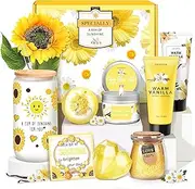 Gifts for Women, Birthday Gifts for Women Relaxing Spa Gift Basket for Women Warm Vanilla Bath and Body Gifts Set Self Care Gifts for Women for Friends,Her,Bestie,Mom,Wife Christmas Gifts