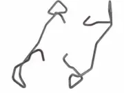 For 1995-2005 Volkswagen Passat Brake Hardware Kit Front 86585SN 2003 1996 1997 (for: Volkswagen)