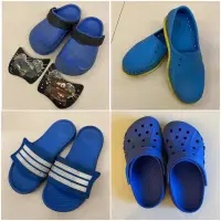 在飛比找蝦皮購物優惠-二手兒童拖鞋,涼鞋-adidas,CARS,crocs,海綿