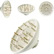 [SEICHYGO] 360° Rotating Diffuser Attachment Compatible with Shark FlexStyle Hair Dryers Styling Tool, Hair Smoothing Dryer Magnetic Blower Accessories, Beige