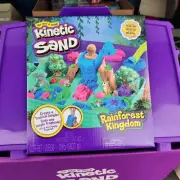 NEW Kinetic Sand Magic Molding Rainforest Kingdom