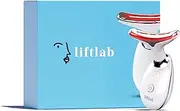 LiftLab Skin Sculptor - 3-in-1 LED Light Facial and Neck Massager - Rejuvenation, Relaxation & Firmness - Red, Blue & Green Light Modes - Portable, Ergonomic Design for Home Skincare