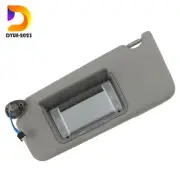 Sunvisor w/Make-UP Mirror Gray Driver Side Left for 2013-2017 Honda Accord 2.4L