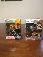 2007Hasbro2 MightyMuggs Collectibles New GhostRide & Doc Ock 1BoxBent For $22