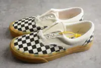 在飛比找Yahoo!奇摩拍賣優惠-Vans Era 經典黑白棋盤格牛津焦糖低幫板鞋男女鞋 V1