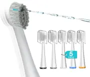5 Count Flossing Toothbrush Heads for Water Pick SF-01 / SF-02 / SF-03 / SF-04 w