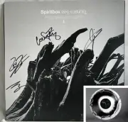SIGNED!! Spiritbox Tsunami Sea W/Signed Alt Art J Card BLACK/WHITE SMUSH Vinyl