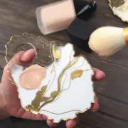 Artist Paint Palette Silicone Mold Agate Coaster Resin Epoxy Molds for Nail Art