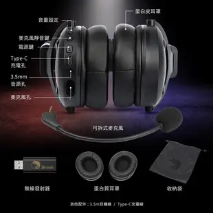 Brook Headset 2.4GHz 3.5mm無線耳機 支援PS5/PS4/Switch/PC/MacOS