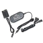 HQRP Adaptador de CA y Acoplador CC para Canon EOS 40D / 50D / D30 / D60 cámara