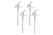4pc Thermos Replacement Straws Mouth Pieces For Funtainer Bottles w Carry Loop