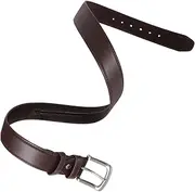 [FOMIYES] Travel Security Belt with Concealed Wallet Pocket Waistband for Men Discreet Hidden Zipper Compartment for Money Valuables Versatile Brown Accessory for Travel Everyday Use
