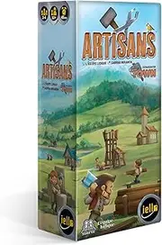 IELLO: Little Town: Artisans Expansion - Strategy Board Game, Tactical & Interactive, More Buildings & Objectives, Family Game, Ages 10+, 2-4 Players, 45 Mins